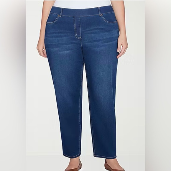 SALE! 🌸Alfred Dunner Modern Fit stretch jeans plus size 22W. Was $24 now $19 - Picture 1 of 10